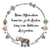 rahmen mit elefant design 100x100 - Persönliche Affirmations-Tasse