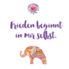 frieden beginnt in mir selbst affirmation 100x100 - "Freiheit & Frieden" - Tasse