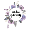 ich bin genug affirmation 100x100 - "Ich bin genug" - Tasse