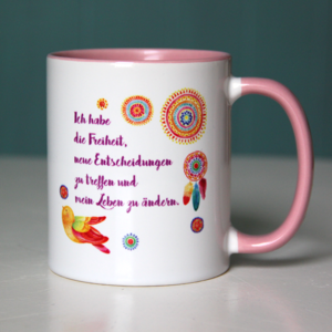 ich habe die freiheit neue entscheidungen zu treffen tasse 300x300 - "Freiheit & Frieden" - Tasse